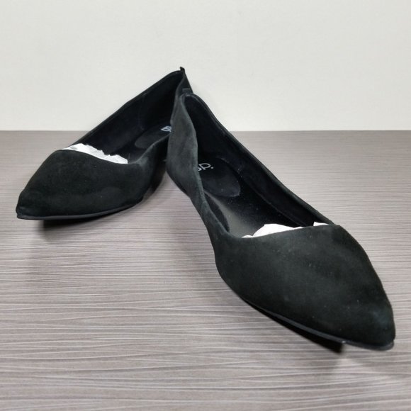 BP. 'Moveover' Pointy Toe Flat, Black Suede - Picture 4 of 10